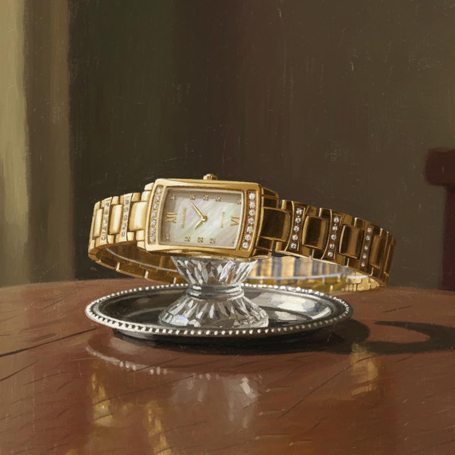 STARKING Gold Watches for Women, Quartz Wrist Watches of Vintage Watch, Japanese Quartz Movement, 3ATM Waterproof, Birthday Gifts, Stainless Steel Detachable Watch Band - Image 3