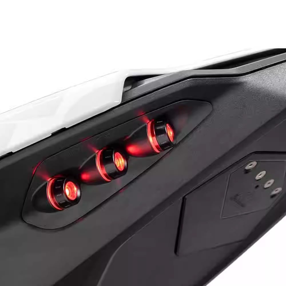 S1000RR Moto Luce posteriore integrata a LED con indicatore di direzione per BMW S1000RR 2023 2024 S 1000 RR (Rosso)
