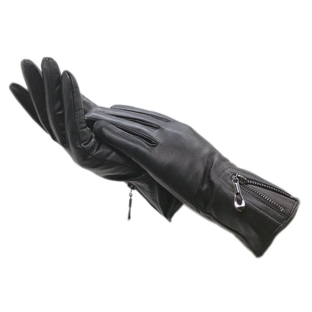 Guantes de Invierno para Mujer, Guantes térmicos Negros para Conducir, Guantes para Trabajar en