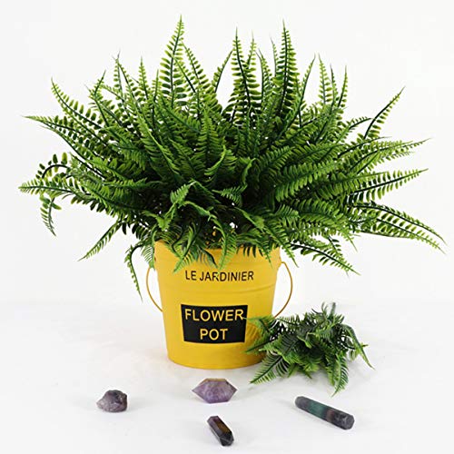 HBell Artificial Fake Plants 12 Bundles Outdoor UV Resistant Greenery Shrubs Plants Indoor Outside Hanging Planter Home Garden Decorating - Cosy Home Interiors HBell Artificial Fake Plants 12 Bundles Outdoor UV Resistant Greenery Shrubs Plants Indoor Outside Hanging Planter Home Garden Decorating - Image 4