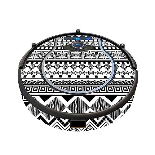 Image of MightySkins Skin Compatible with Shark Ion Robot 750 Vacuum Minimal Coverage - Black Aztec | Protective, Durable, and Unique Vinyl wrap Cover | Easy to Apply, Remove | Made in The USA