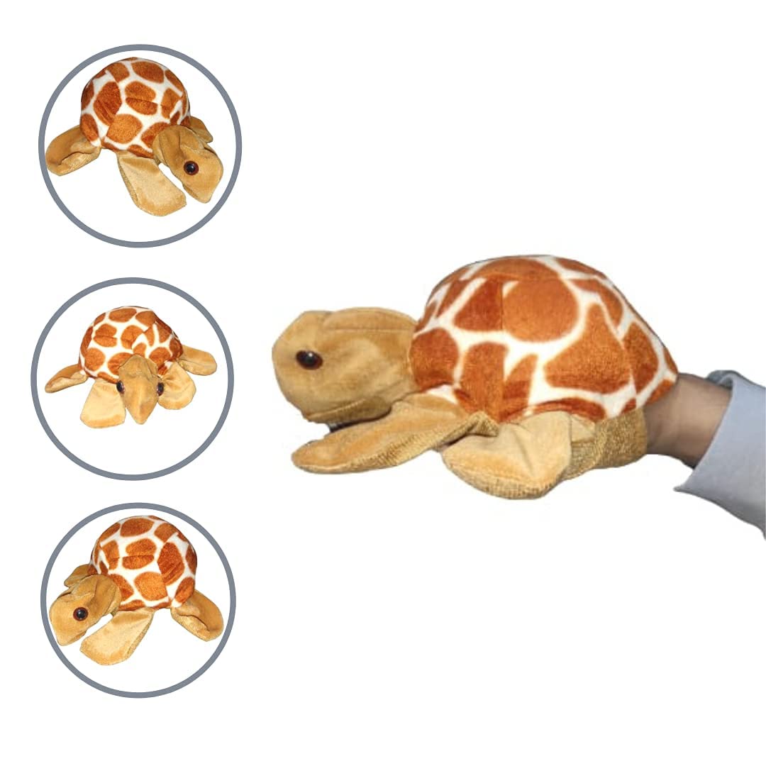 VARUSH Wild Domestic Animals & Birds Storytelling Hand Puppets - 2 pcs / Rabbit & Tortoise | Hand Puppet for Babies | Hand Puppets for Kid's Learning Playing / Gift For Kids | Puppet Toy (Rabbit & Tortoise) - Image 2 thumbnail