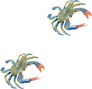 TOYANDONA 2 Peças Brinquedos De Animais Brinquedos Oceânicos Kidcraft Playset Brinquedos De Banho Para Crianças Modelo De Criatura Marinha Realista Brinquedos De Banho Para Crianças