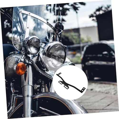 Support de phare moto robuste et compact noir pour fixation antibrouillard - 4