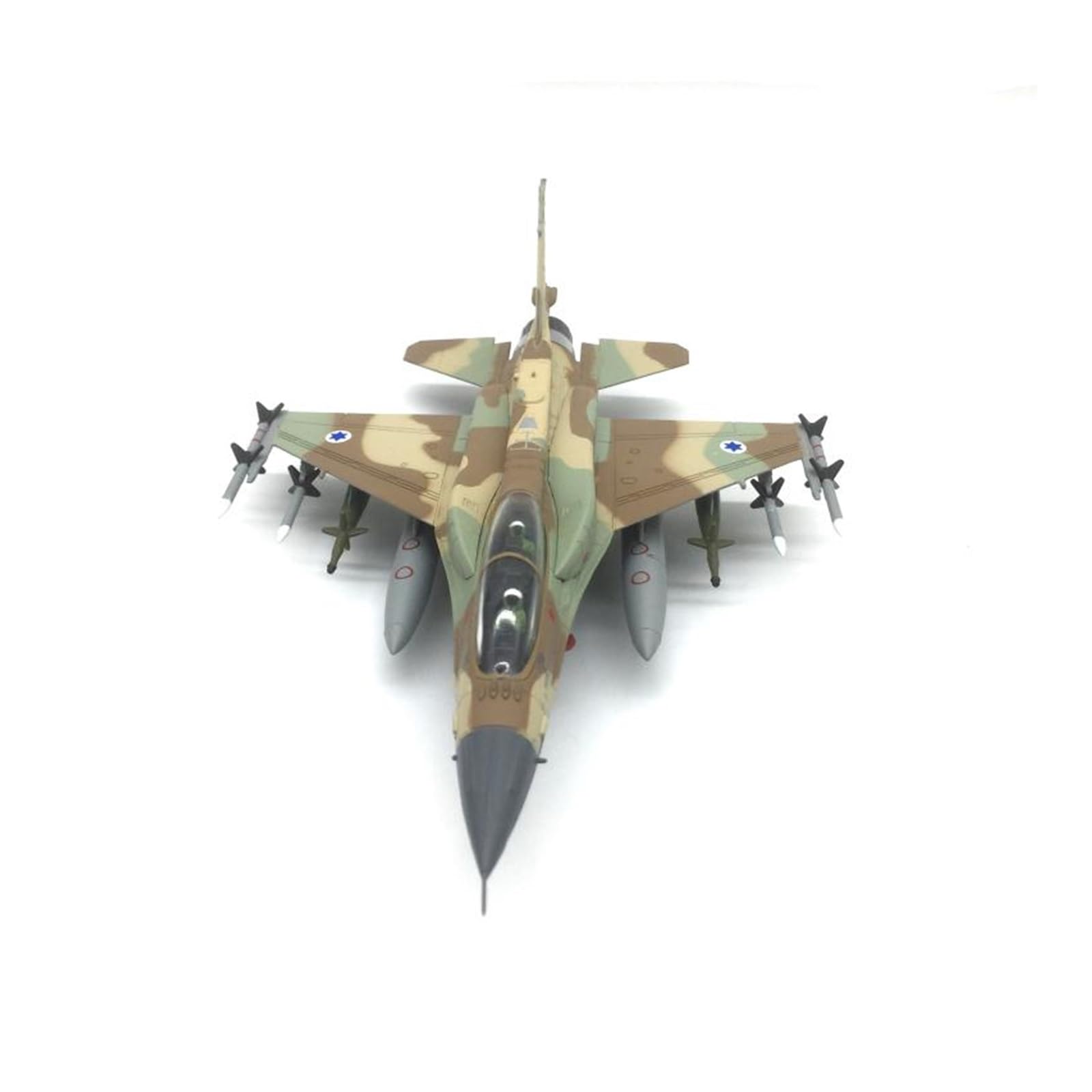 Must-Have for Collectors Modello in Piccola Scala Aerei 1:72 per F-16I Fighter Simulazione Modello in Lega pressofusa Finito Decorazione del Desktop Kit di Costruzione di Modelli