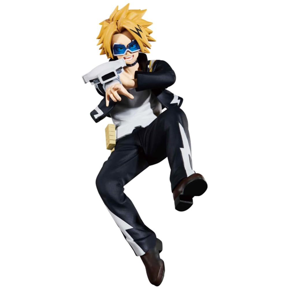 MHA Anime Figures 19cm Kaminari Denki Battle Action Figure Handmade Statue Model Desktop Decoration Collectibles