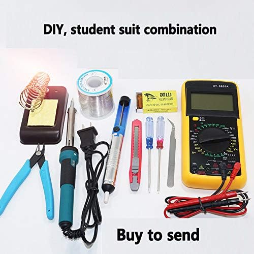 Soldering Thermostat soldering iron sets of household welding pen 30W tin soldering iron electronic maintenance welding tools - (Color: Yellow)