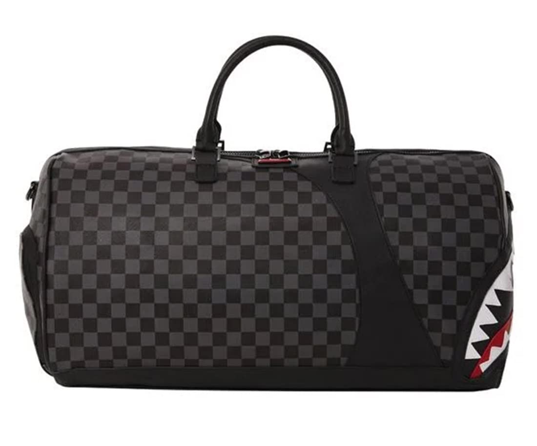 'SPRAYGROUND Henney checkered duffle bag, one size fits all, black, one size, black, Einheitsgröße'