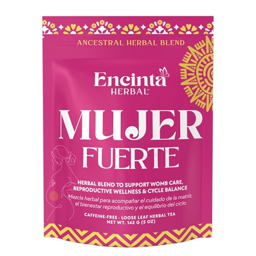 Mujer Fuerte – Traditional Herbal Tea Blend for Women’s Wellness and Vitality, 15 Natural Herbs, Caffeine-Free, Loose Leaf, 5 oz (142 g)