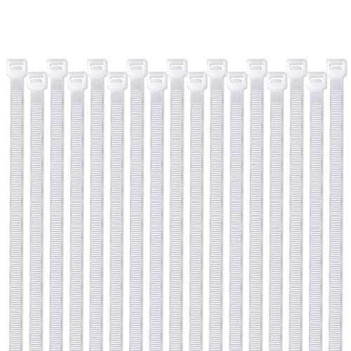 Cable Ties Nylon Self-locking Zip Ties Heavy Duty 50 pack (26 INCH, White)