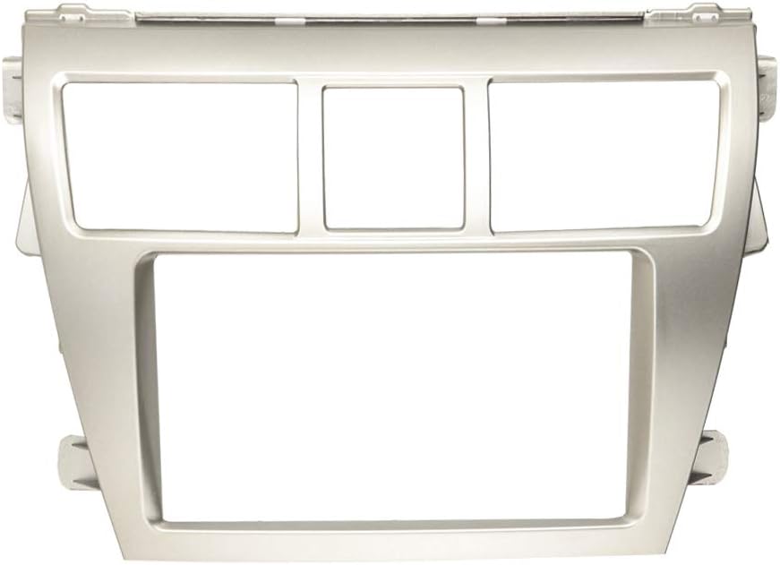 Double Din Radio Stereo Dash Installation Mount Trim Kit Compatible with Toyota Vios belta Yaris Sedan