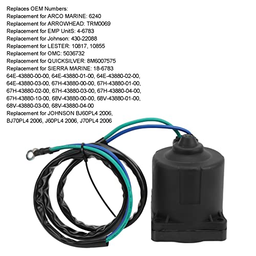 Aramox Novo motor de inclinação/acabamento de liga de metal de substituição para motor externo 115-3