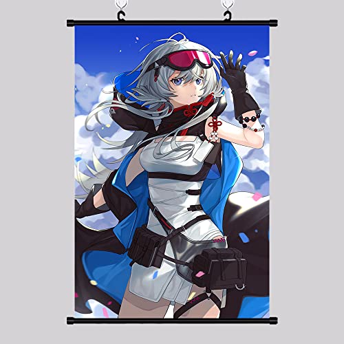 DMCMX Pintura de Desplazamiento de Arknights, Mora, Pintura Decorativa de Personajes, Lienzo Impermeable, Cuadros Colgantes murales, decoración del hogar Cover