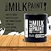 Real Milk Paint, Wood Paint for Furniture, Matte Paint for Cabinets, Walls, Brick, and Stone, Water Based Organic, No VOC, Tree Bark, 1 Pint