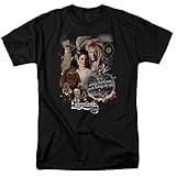 Popfunk Labyrinth Movie Goblin King David Bowie T-Shirt & Stickers (Black) Large
