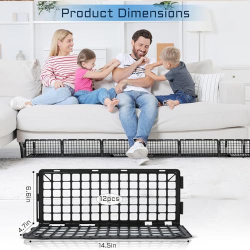 Bloqueador de sofa para mascotas ajustable de 12 piezas para proteger el suelo 3