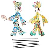 Excellence artisanale : confectionné avec le souci du détail et dans le respect des traditions artisanales chinoises, chaque ensemble de marionnettes de théâtre d'ombres allie durabilité et élégance, ce qui en fait une pièce de choix pour les collectionneurs et les enseignants