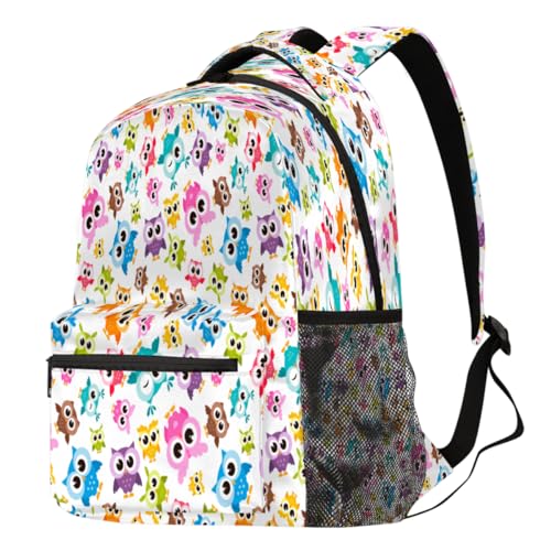 Sac à dos décontracté chouette grand format multi-usage