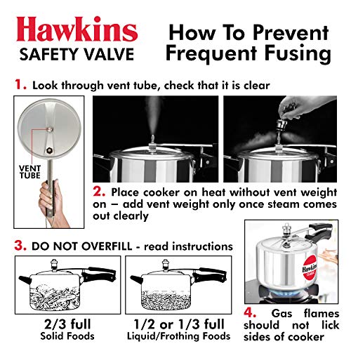 Hawkins B1010-3PCSET 3 Piece Pressure Cooker Safety Valve thumb #6