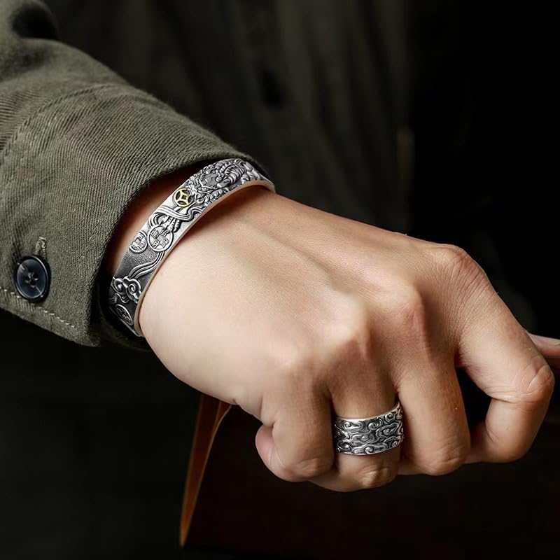 Amazon.com: Words Bracelet Copper Coins Retro Classic Thai Silver