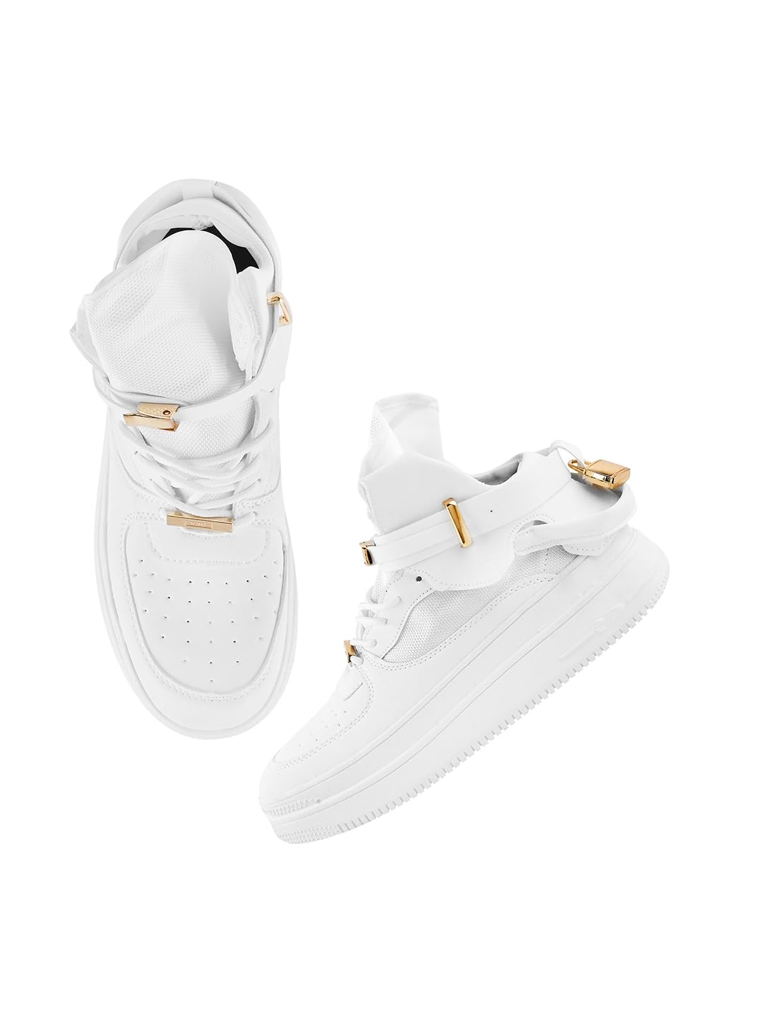The White Pole Trandy Casual Classy Comfortable High Neck Sneakers Shoes for Mens and Boys White (B0D7TH9RWZ) Amazon Price History, Amazon Price Tracker