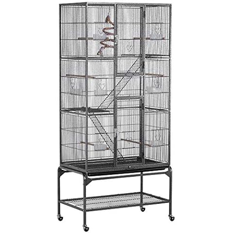 Yaheetech Extra Large Rat Cage with Tiers Cover