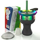 ✅ SHISHA KOMPLETT SET - neustes Shisha Set aus Shisha Tonkopf, Shisha Kamin FLIC FLAC, Shisha Kopf Sieb & Shisha Dichtung. Kompatibel mit Shisha von M. ROSENFELD, Amy Shisha, DILAW, Caesar Shisha.