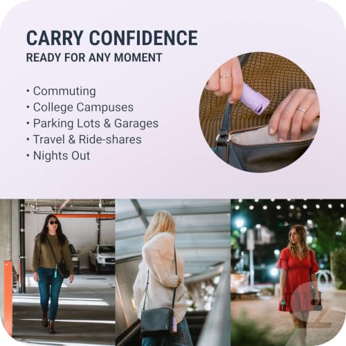 Image of SABRE Pepper Gel Spray with Fast Flip-Top Safety & Snap‑Clip Keychain for Self Defense - Max Strength with UV Dye, Reduces Wind Blowback, 10‑Sec Spray, 14ft Range, Finger Grip, Made in USA, 0.54 fl oz