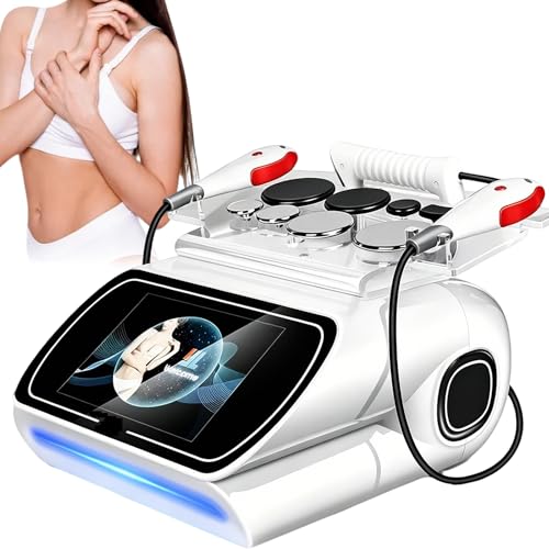 Tecarterapia portátil de Cuidado Profundo, máquina para tensar la Piel, aliviar el Dolor Muscular y Reducir la Celulitis Profunda. Adecuado para Salones de Belleza.,Blanca