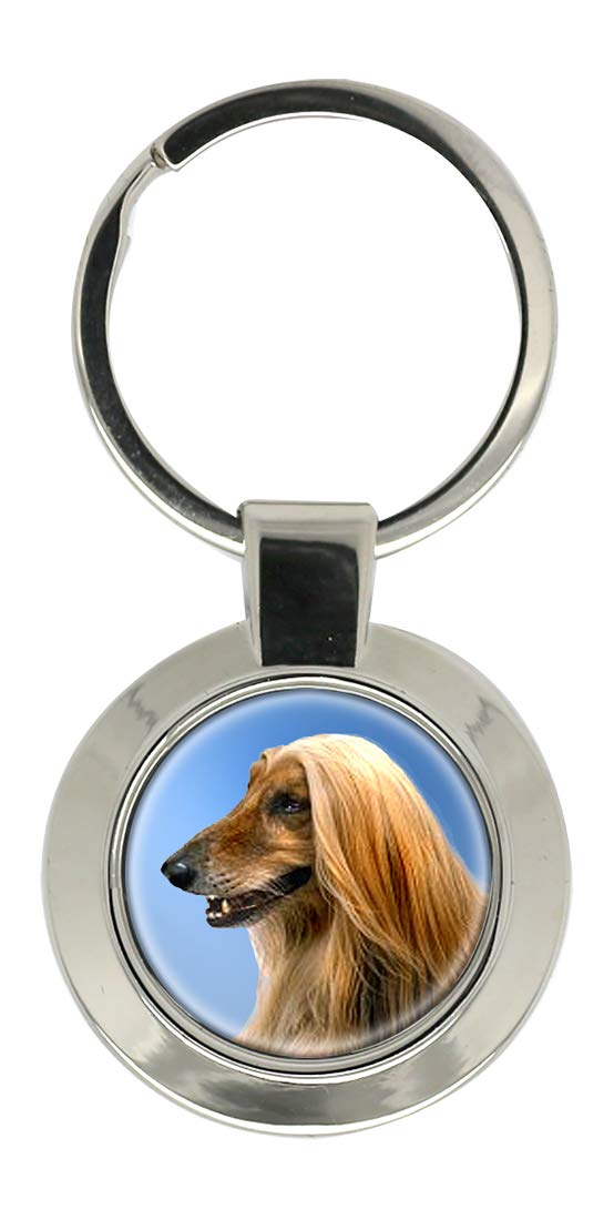Giftshop UK Afghan Hound Key Ring