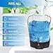 SVAVO Automatic Soap Dispenser Hand Soap Dispenser Wall Mount 600m/21 fl.oz, Touchless Electric Sensor Pump Battery Operated for Offices Home Kitchen Bathroom Hotel Restaurant Commercial