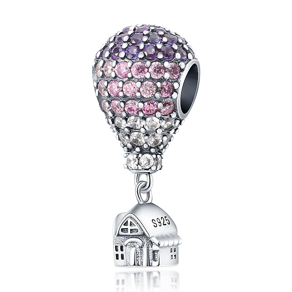 Pandach Damen Charm Anhänger für Armband 925 Sterling Silber Charms Beads passend für Armband und Halskette, Kompatibel mit Europäischen Armbänder für Frauen Mädchen