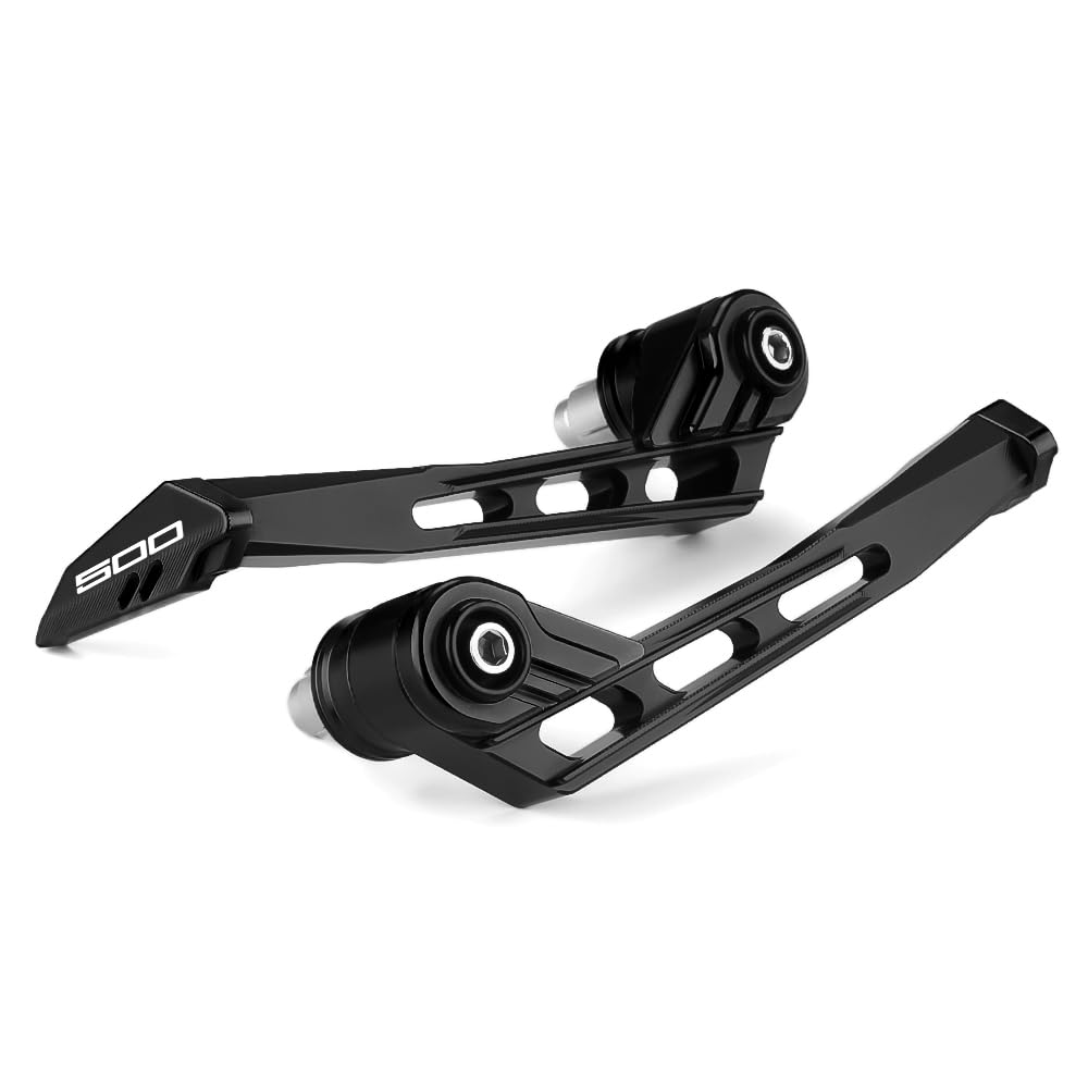 Modeer Per Ninja 500/SE 2024 2025 Paramani moto con protezione del manubrio integrata e protezione della leva del freno/frizione Ninja 500 500se accessori (nero)