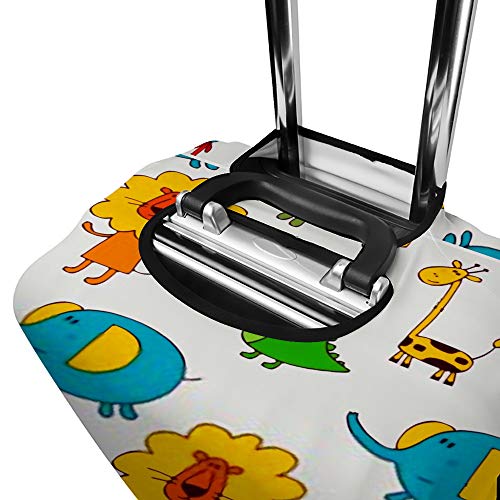 Housse de valise lavable animaux pour éviter rayures et salissures de soute