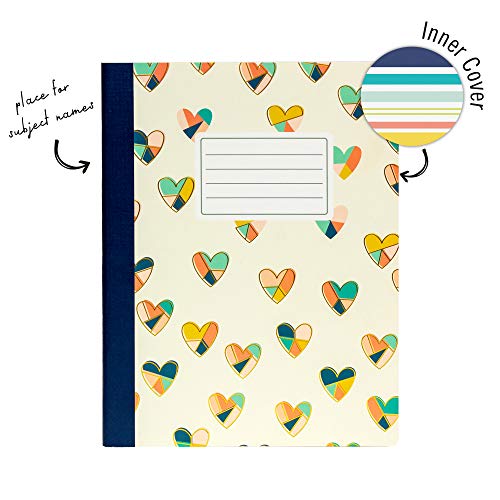Pukka Pad, Carpe Diem Composition Notebooks - 3 Pack Of Journals Featuring 140 Pages Of College Ruled 80Gsm Paper With Sturdy Cover Stock - 9.75 X 7.5In - Floral Love #TOP4