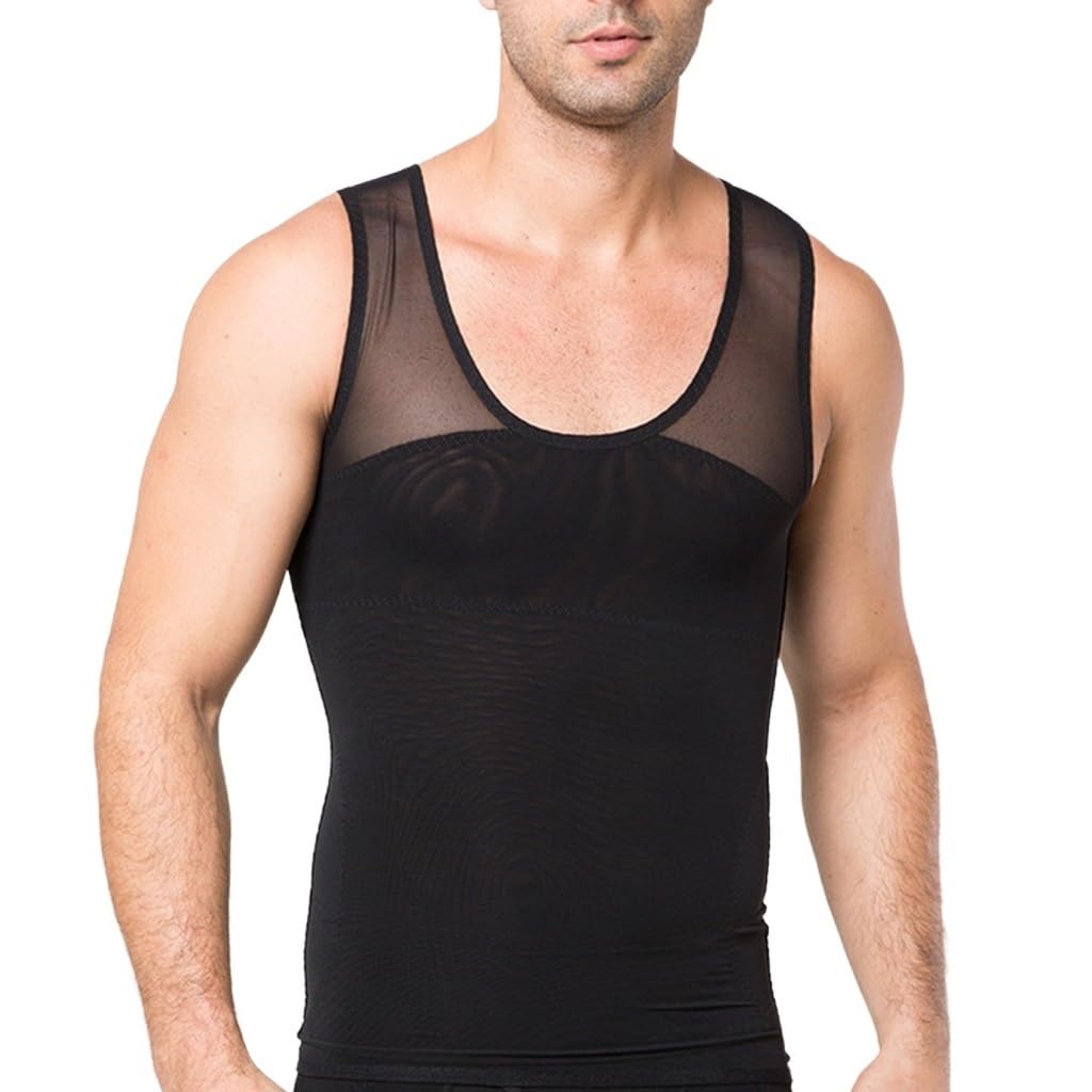 QTANZIQI Faja Moldeadora para Hombre, Traje de compresión Adelgazante para Barriga, Body con Control de Barriga, Entrenador de Cintura sin Costuras