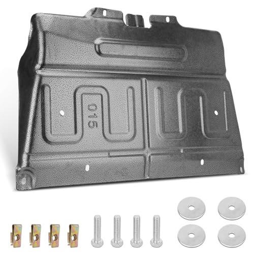 YEHERIT Upgrade Manganese Steel Splash Panel Shield Under Diaper Gas Motor Compatible with 2015-2024 Ford F150 with Gasoline Engine Underbody Panel Not Fit Raptor Model/3.0L Diesel ML3Z-7222-D