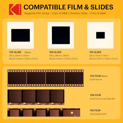 KODAK Slide N SCAN Film & Slide Scanner Digitizer with 5”