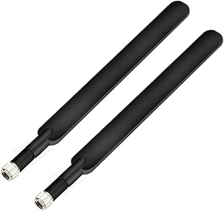 10dBi SMA Antenna, 4G LTE Antenna (2 Packs) Omnidirectional Signal Booster Router Antenna 19cm for 3G/4G LTE Modem Router Mobile Hotspot WiFi Camera Huawei B525, B612, B593, Vodafone, ZTE MF283 286