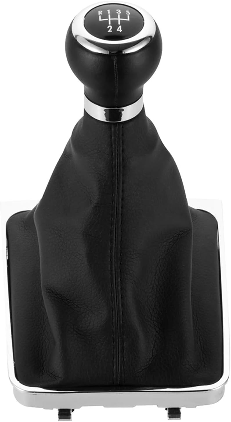 5 6 Speed Gear Shift Knob Lever Stick Gaiter Boot Cover Fit for VW B6 B7 2005 2006 2007 2008 2009 2010 2011 Car Accessories(6 Gear for B6 B7)