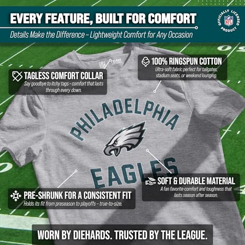 Image of NFL Gameday Cotton Blend T-Shirt for Men and Women - Licensed