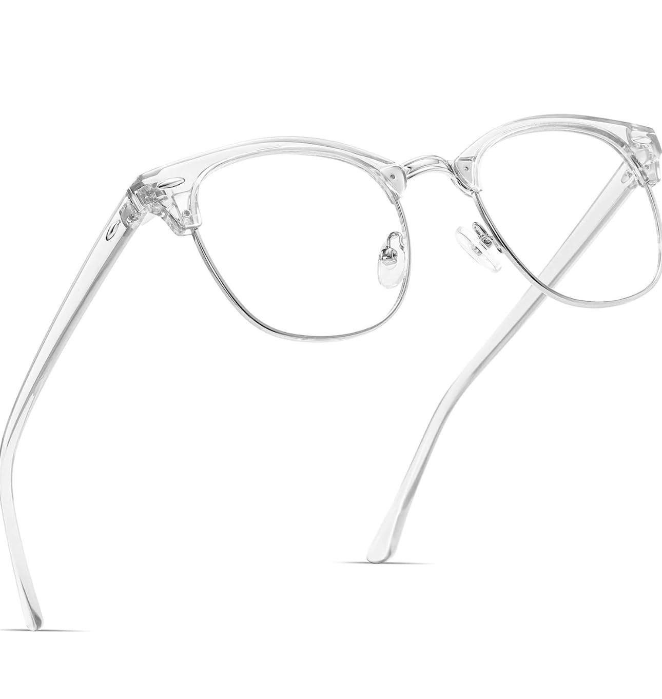 Club Master Zero Power Blue Light Glasses, Computer Gaming Glasses, Anti Eye Strain/Filter Ray Lens, Computer/Game/Reading/TV Blue Light Blocking Glasses