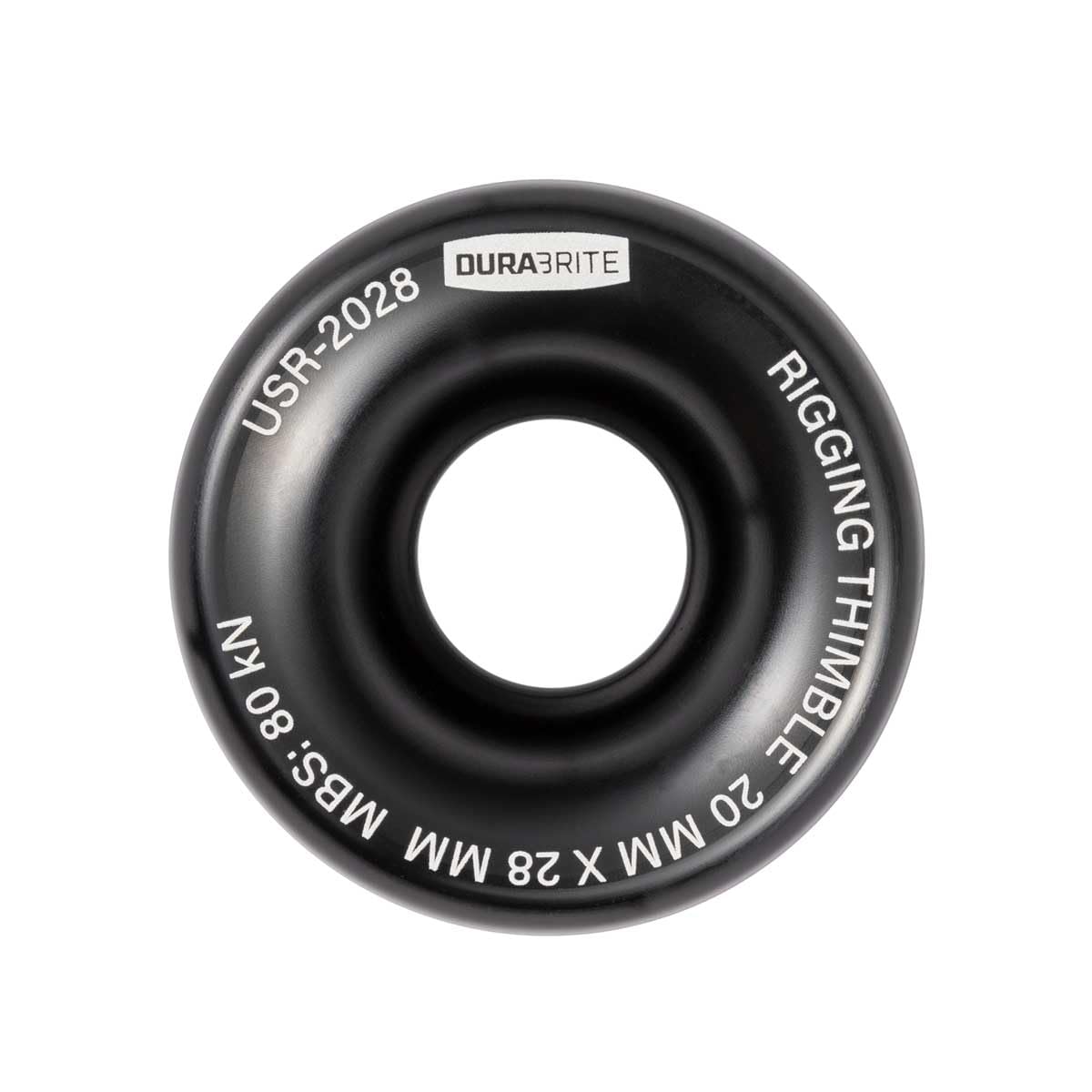 DuraBrite Rigging Thimbles, Tough and Lightweight, High sidewall to Hold Rope, 6061 Aircraft Aluminum, USR-2028…