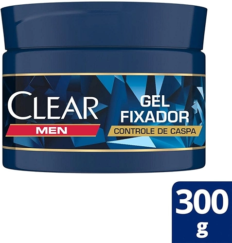 Gel Fixador Clear Men 300G Controle De Caspa