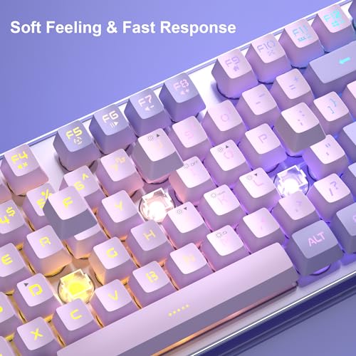 MageGee Gaming Keyboard and Mouse Combo, K1 RGB LED Backlit Keyboard with 104 Key Computer PC Gaming Keyboard for PC/Laptop (Purple) - Image 5