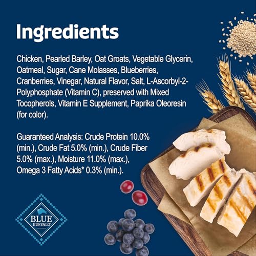 Blue Buffalo Health Bars Chicken & Mixed Berries Soft & Chewy Treats, 9 oz - image 6