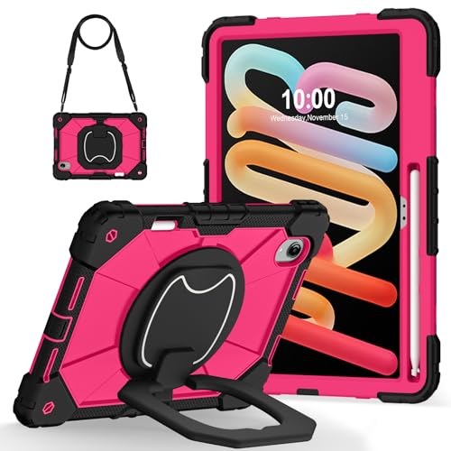 Étui Lenovo Idea Tab Pro Gen 2 Coque Robuste Antichoc 13 Pouces Noir Rose