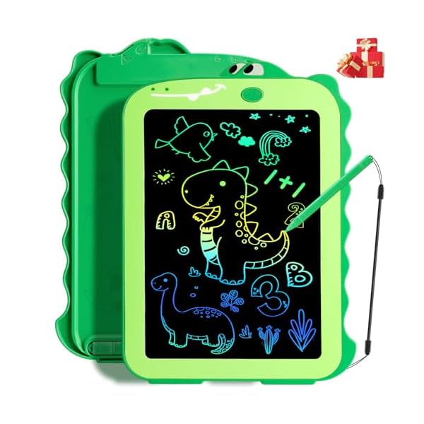 Teriph Toddlers Toys Kid Toys Gift, LCD Writing Tablet for Kids, Educational Drawing Board, Doodle Pad Dinosaur Toys for Boys Unicorn Gift for Girls Christmas Xmas Holiday Birthday Party Gift