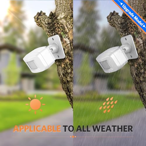 Freetim I8-W1901 Driveway Alarms Wireless Outside Weatherproof - Motion Sensor Alarms System Motion Detector Plug-In Receiver Loud Chimes Security Alert Monitor System 500Ft Long Range Outdoor Alarms Detection thumb #4