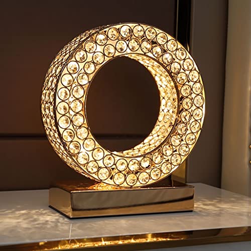 Cristal LED Lámpara De Mesa Brillo Ajustable Cover